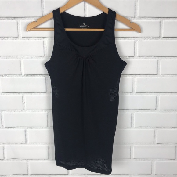 Athleta gel mesh black supercharged tank size extra small - Picture 3 of 8